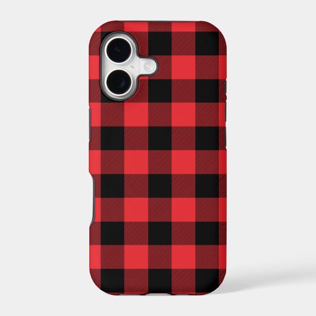Buffalo Plaid Red Black Check (Back)