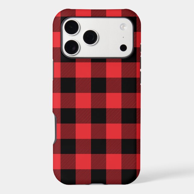 Buffalo Plaid Red Black Check (Back)