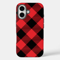 Buffalo Plaid Red Black Check