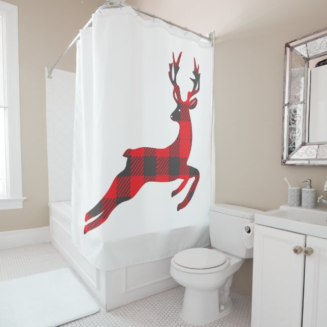 Buffalo Plaid Reindeer  (In Situ)
