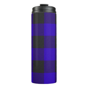 Buffalo Plaid Royal Blue Check Thermal Tumbler