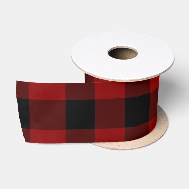 Buffalo Plaid Satin Ribbon (Spool)