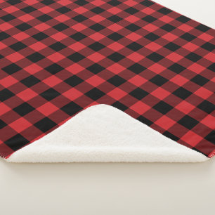 Buffalo Plaid Sherpa Blanket