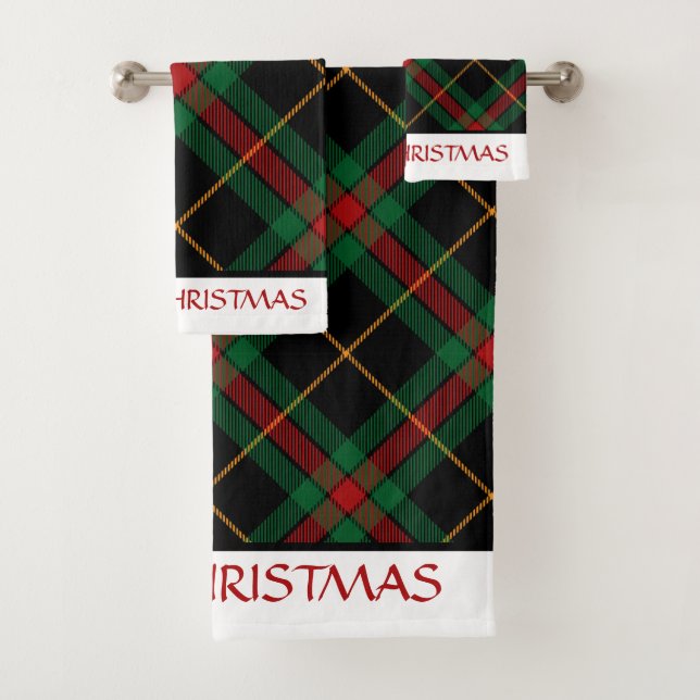Buffalo Plaid Tartan Joyeux Noël (En situation)