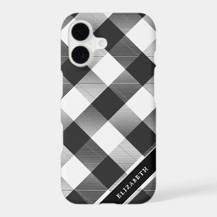 Buffalo Plaid White Clan Tartan Scottish Plaid