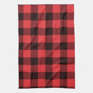Buffalo Red Black Plaid Kitchen Towel
