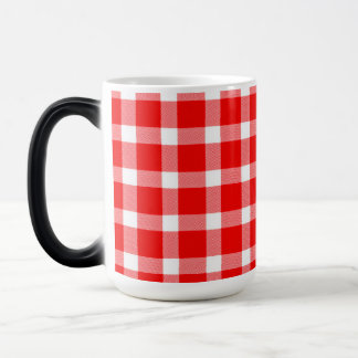 Buffalo Red White Plaid Holiday Picnic Classic Magic Mug