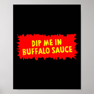 Buffalo Sauce Hot Chicken Wings R Food Poster