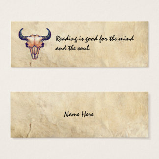 Buffalo Skull Simulated Leather