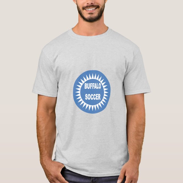 BUFFALO SOCCER Gray T-shirt (Front)