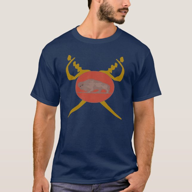 Buffalo Soldier Badge T-Shirt (Front)