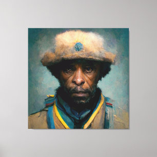 Buffalo Soldier II Canvas Print