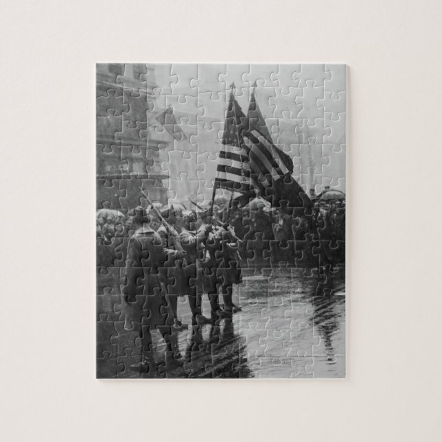 Buffalo Soldiers 367th Infantry African American Jigsaw Puzzle (Vertical)