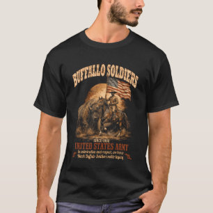 Buffalo Soldiers, African American Black History M T-Shirt