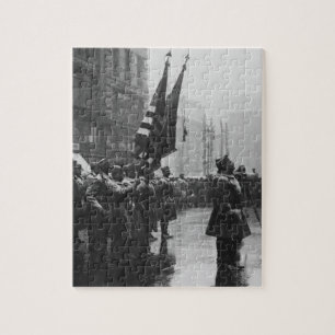 "Buffalo" Soldiers Returning Colours - 1919 Jigsaw Puzzle