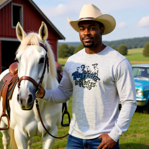 Buffalo Soldiers Tshirt Design Blue Grey