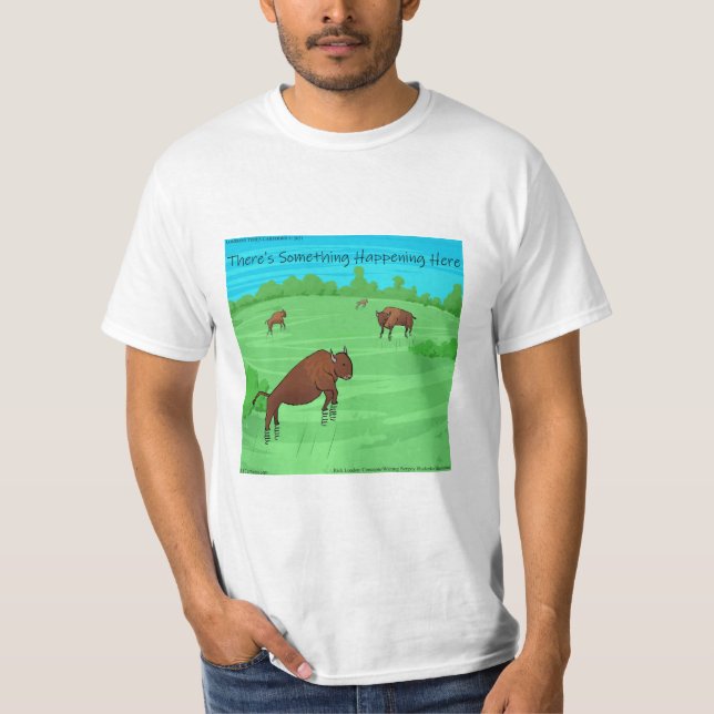 Buffalo Springield Funny Rick London Comic Tshirt (Front)