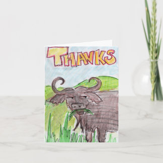 Buffalo Thankyou Thank You Card
