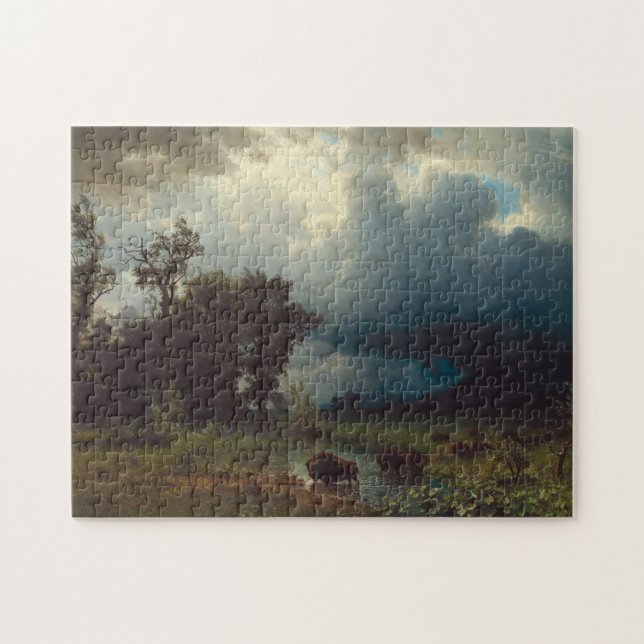 Buffalo Trail: The Impending Storm Jigsaw Puzzle (Horizontal)