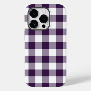 Buffalo violet et blanc Plaid iPhone X Coque