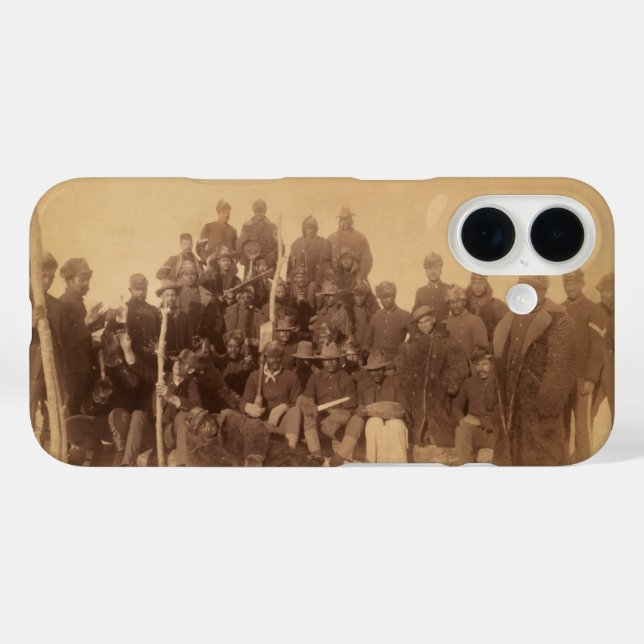 Buffalo Warriors: American Black Fighting Cavalry Case-Mate iPhone Case (Back (Horizontal))