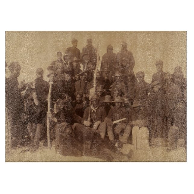 Buffalo Warriors: American Black Fighting Cavalry Cutting Board (Front)