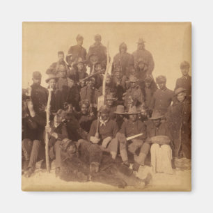 Buffalo Warriors: American Black Fighting Cavalry Magnet
