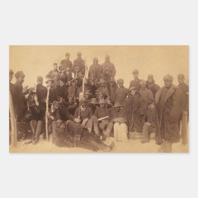 Buffalo Warriors: American Black Fighting Cavalry Sticker (Front)