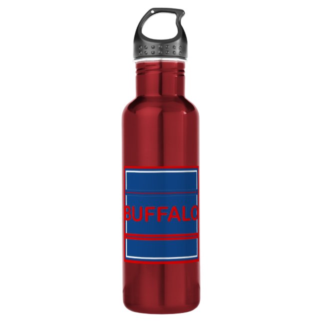 Buffalo Water Bottle (24 oz) (Front)