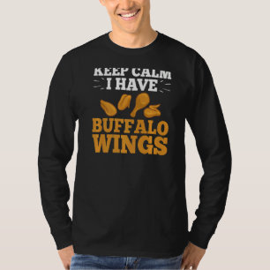 Buffalo Wings Fried Chicken Hot Wing Sauce 2 T-Shirt