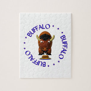 Buffalo with Beef on Weck and Buffalo Wings Jigsaw Puzzle