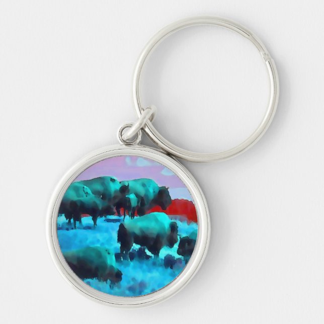 Buffaloes Keychain (Front)