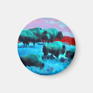 Buffaloes Magnet