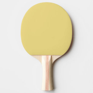 Buffed Leather Traditional Single Colour Ping Pong Paddle