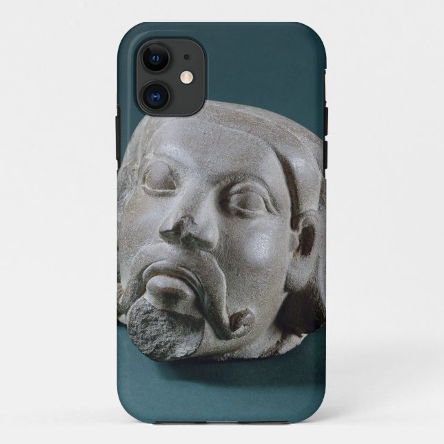 Buffed sandstone head of a foreigner, Sarnath, 3rd Case-Mate iPhone Case (Back)