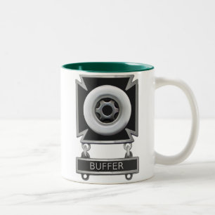 Buffer Driver Badge Two-Tone Coffee Mug