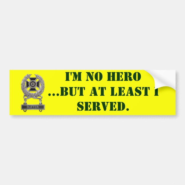 Buffer Expert Badge Bumper Sticker (Front)