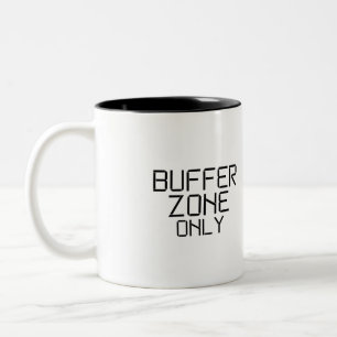 Buffer Zone Only Minimalist Two-Tone Coffee Mug