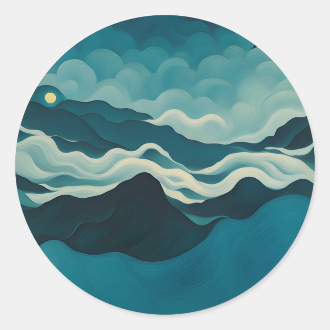 Buffet Classic Round Sticker (Front)