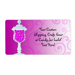 Buffet de bonbons fuchsia rose chaud