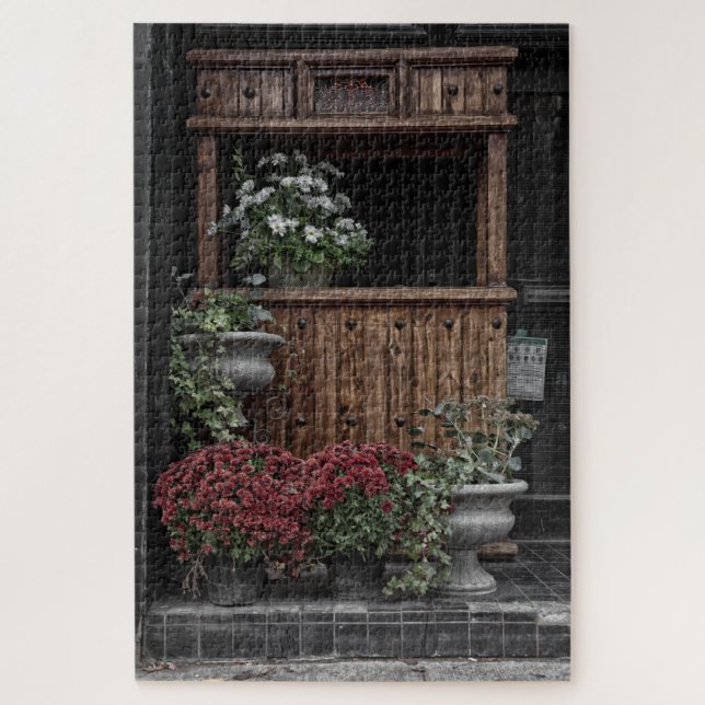 Buffets and Bouquets No 3 Colour Version Jigsaw Puzzle (Vertical)