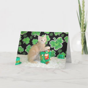 Buffington The Cat - Carte St. Patrick's Day