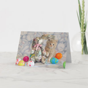 Buffington's Bunny - Chat / Kitten Carte de Pâques
