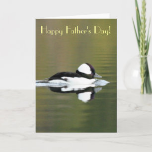 Bufflehead Duck Father's Day Card
