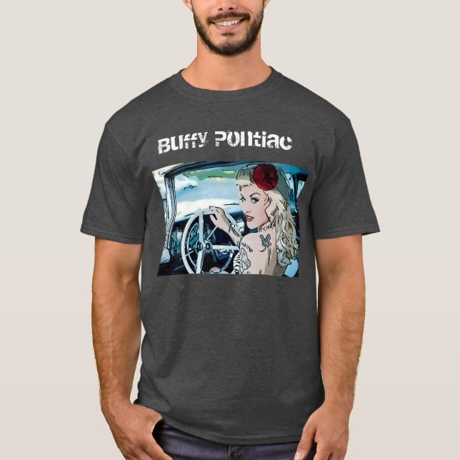 Buffy Pontiac Men's Basic T T-Shirt (Front)