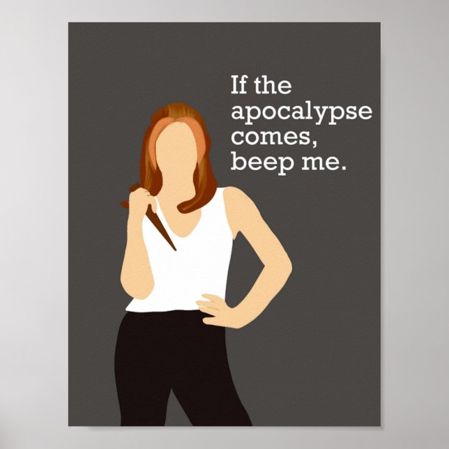 buffy the vampire slayer if the apocalypse comes b poster (Front)