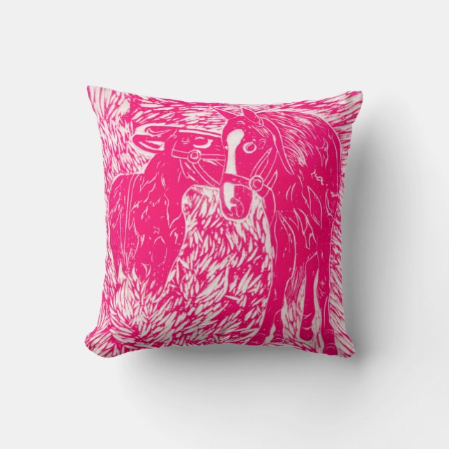 *Buford & Sugar* Throw Pillow (Front)