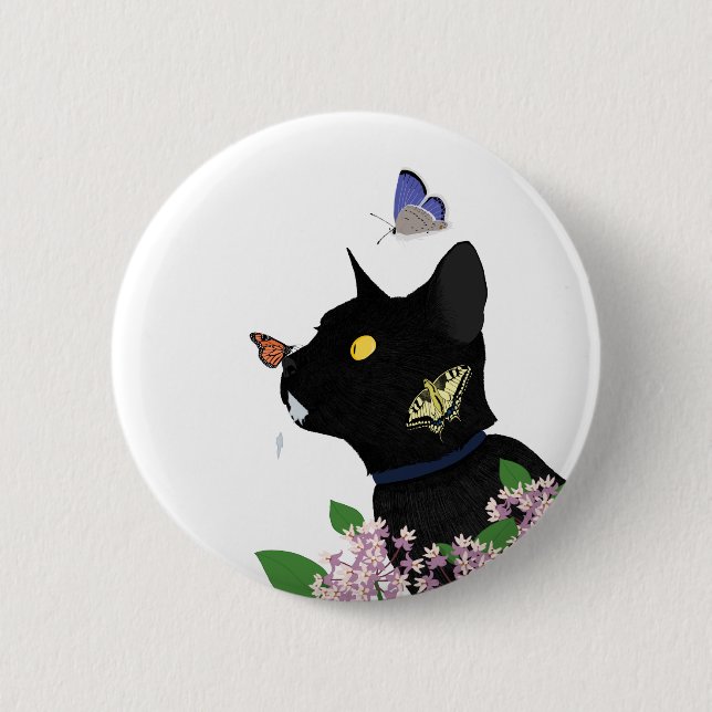 Bug 2 Inch Round Button (Front)
