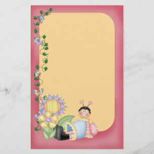 Bug and Butterflies Stationery