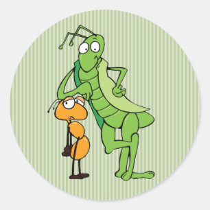 Bug Buddies Classic Round Sticker